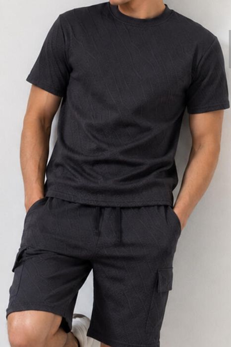 Komplet męski t-shirt i spodenki XL