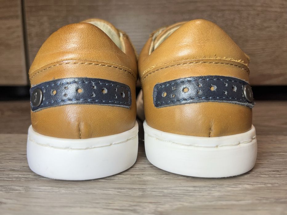 Шкіряні кросівки, низькі кеди, мокасини Jacadi, 27 розмір, 17 см