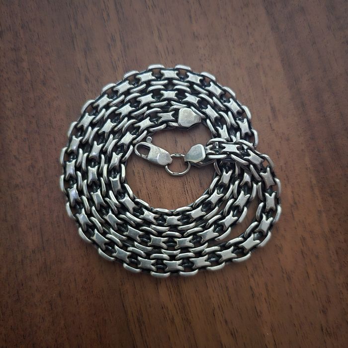 Чоловічий срібний ланцюжок