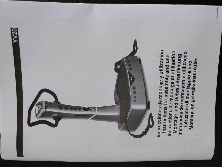 Plataforma vibratória modelo Vibro Max YV20 da BH