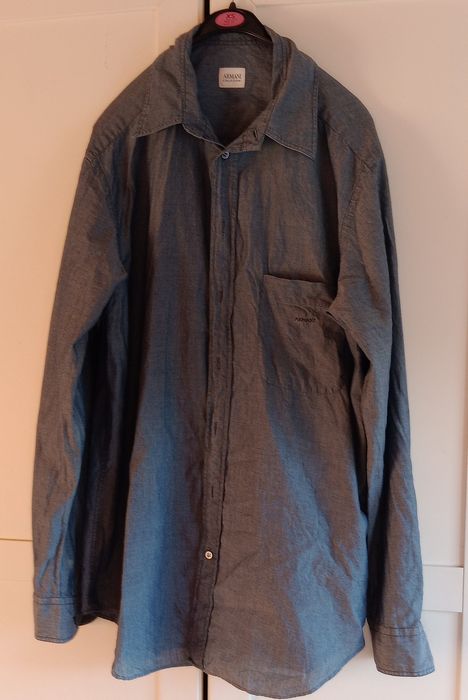 Camisa Armani azul