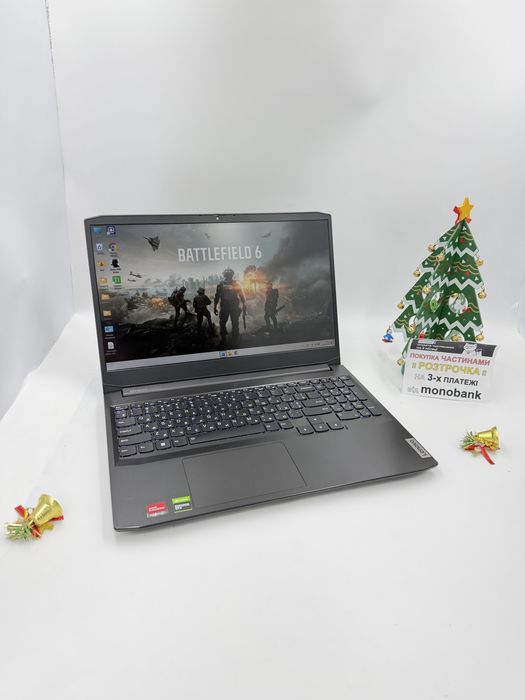 є99+ Ноутбуківℹ️Lenovo Gaming 3‼️GTX1650/RYZEN 5 5600H/SSD 512/RAM16Gb