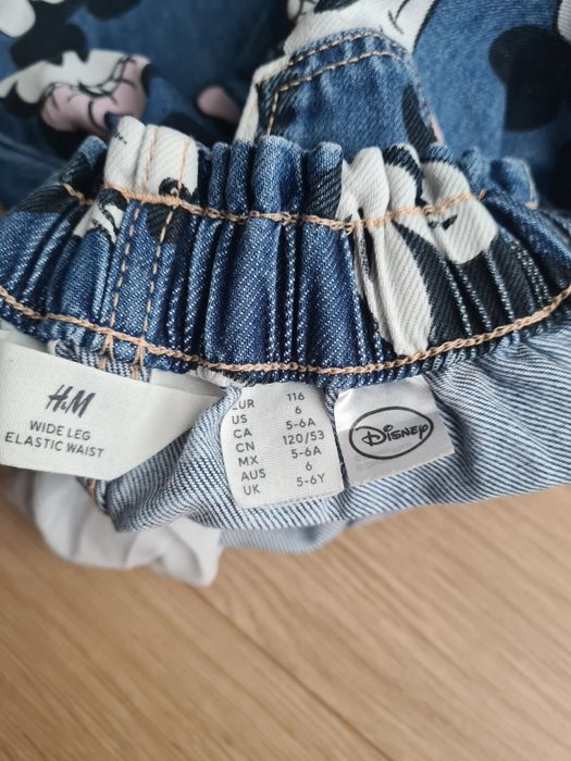 Jeansy roz 116 firma HiM dziewczęce