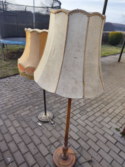 Lampy zabytkowe stojące 2 sztuki