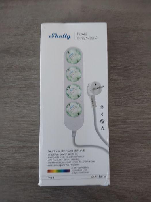 Новый топовый удлинитель Shelly Power strip 4 Gen4