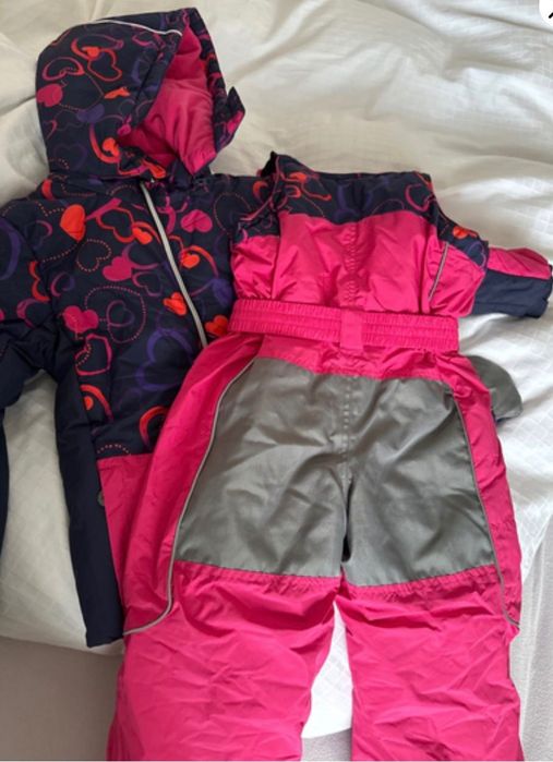 Зимній костюм ( куртка, комбінезон) Chicco на зріст 74-80 стан нового