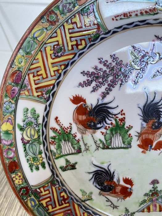 Prato de pocelana antigo chines