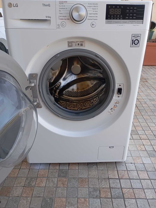 Vendo máquina de lavar e secar roupa lg 9kg 6kg