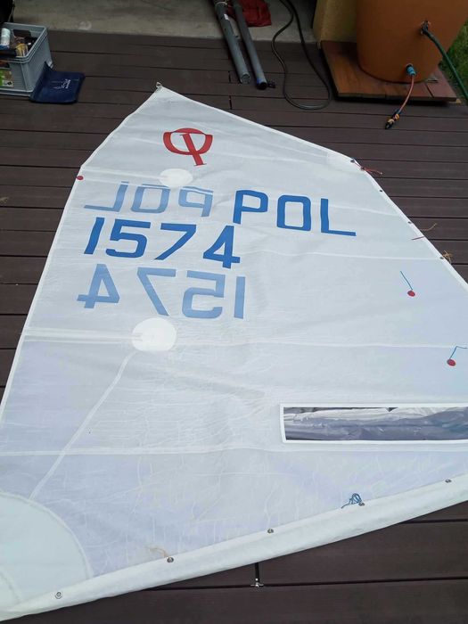 Żagiel Jsail red Poznań Jeżyce • OLX.pl