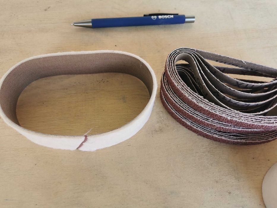 Шлифовальная лента 10х330 мм VSM KK711X для электронапильника и пневмо