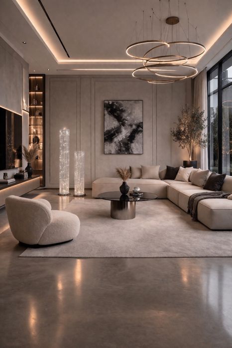 Nowoczesna lampa srebrna ledowa podłogowa glamour 100 i 143 HIT
