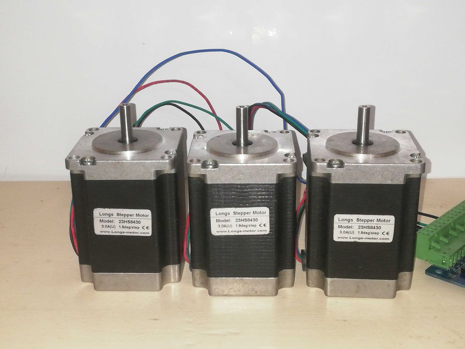 Крокові двигуни 23HS8430, контролер-драйвер TB6560, б/ж 350Вт ЧПУ CNC