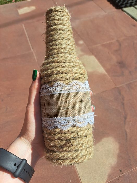 ozdobne butelki na stół