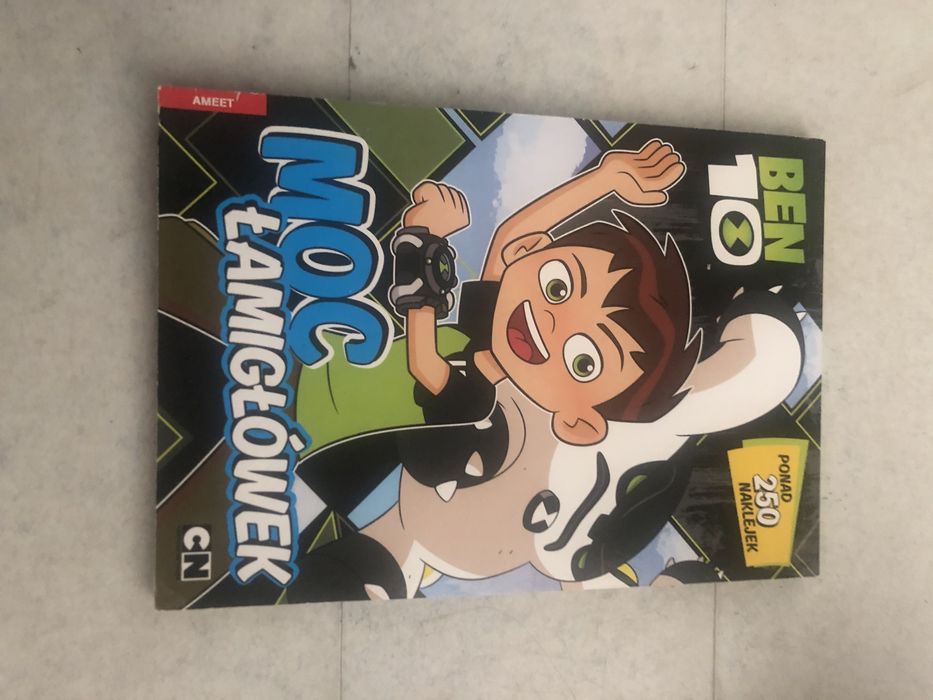 Nowe moc łamigłowek Ben 10 naklejki