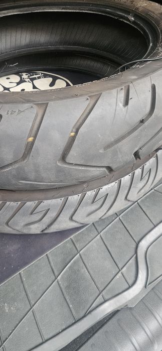 Pneus quase novos montados em bmw gs 900