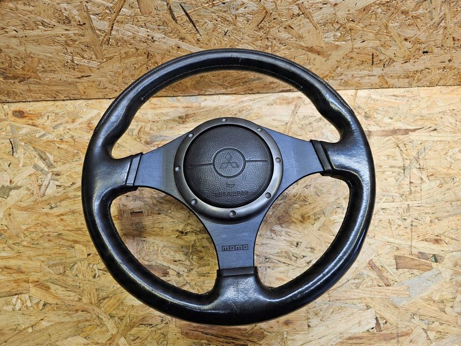 Mitsubishi Lancer Viii kierownica Momo ciemna poduszka airbag kompletn