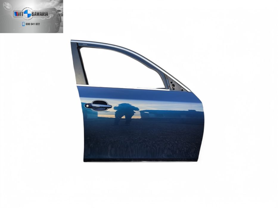 Drzwi prawy przód BMW E60/E61 Tiefeseeblau metallic