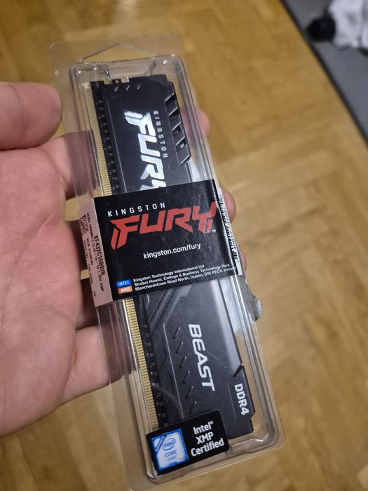 Kingston Fury Beast 8gb 3200 ddr 4 pamięć ram