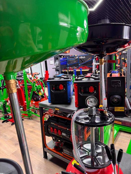 Установка для зливу та вакуумного відкачування масла 80 л