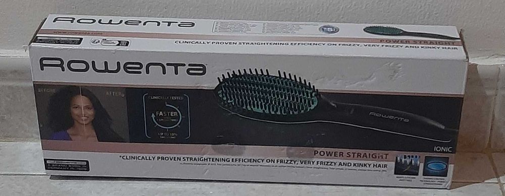 Escova Alisadora ROWENTA Power Straight CF5820 Cerâmica