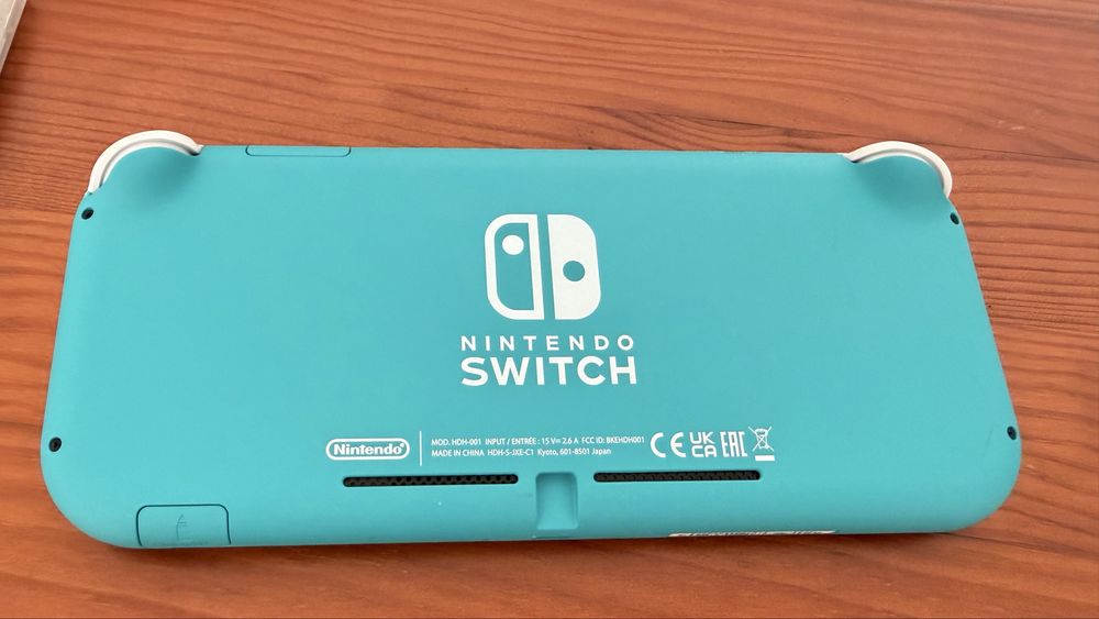 Nintendo switch lite azul turquesa