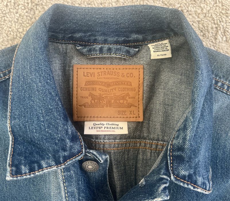 Casaco / Blusao ganga Levi’s Trucker XL