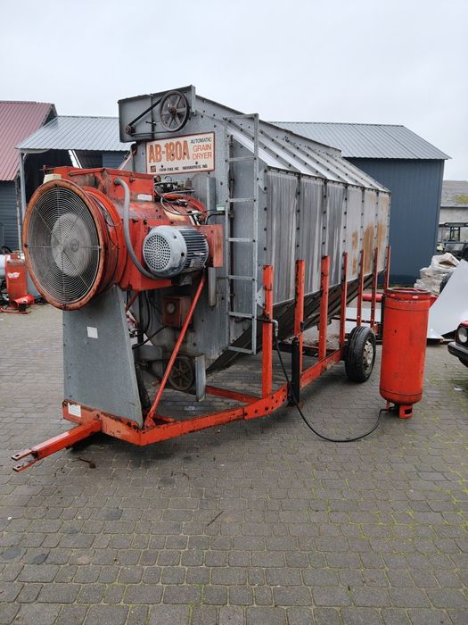 Suszarnia do zboża kukurydzy automatyczna AB-120 AB-180 LPG Farm Fans