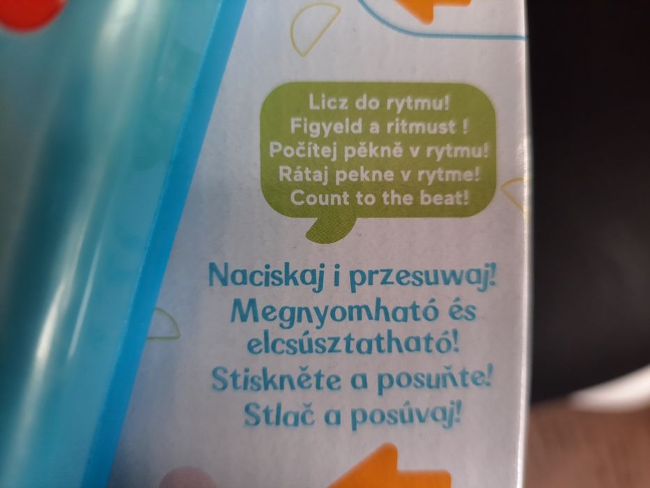 Fisher Prices pierwszy, interaktywny odtwarzacz muzyczny dla dziecka