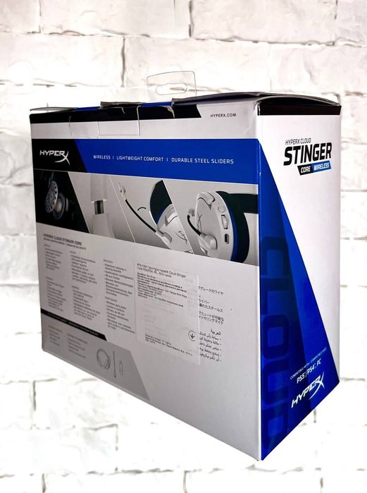 Гарнітура ігрова HyperX Stinger Core Wireless (HHSS1C-KB-WT/G)