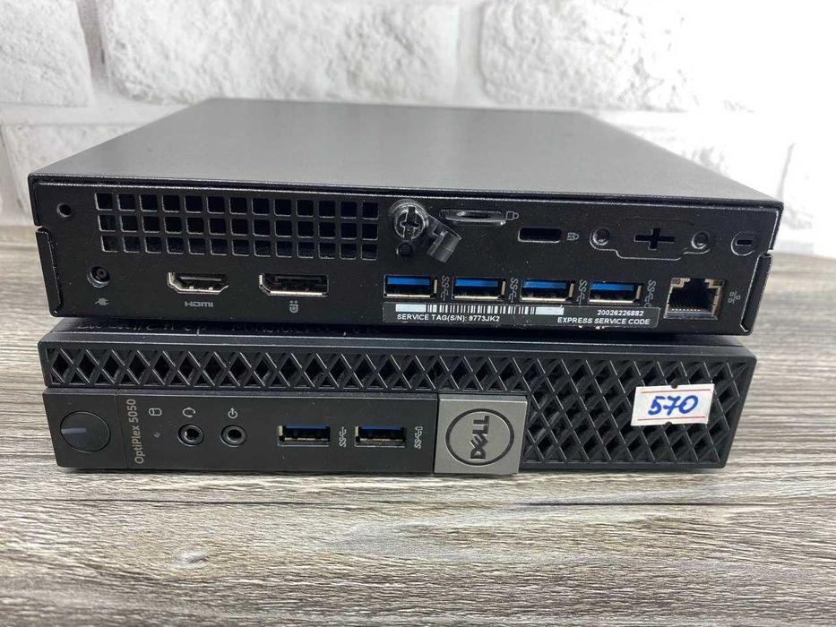 міні ПК Dell OPTIPLEX 5050 i7-6700T 8GB/ 7050 i5-7500T 8GB системник
