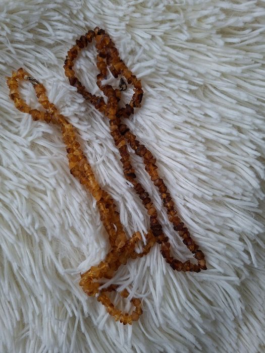 Натуральні бурштинові янтарні буси