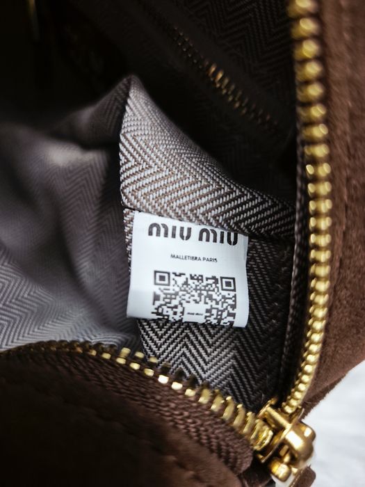 сумка miumiu 23×12 замш
