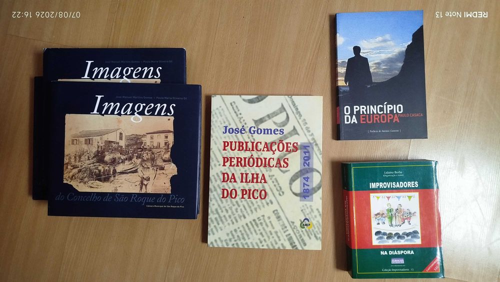 Livros sobre os Açores - Pico