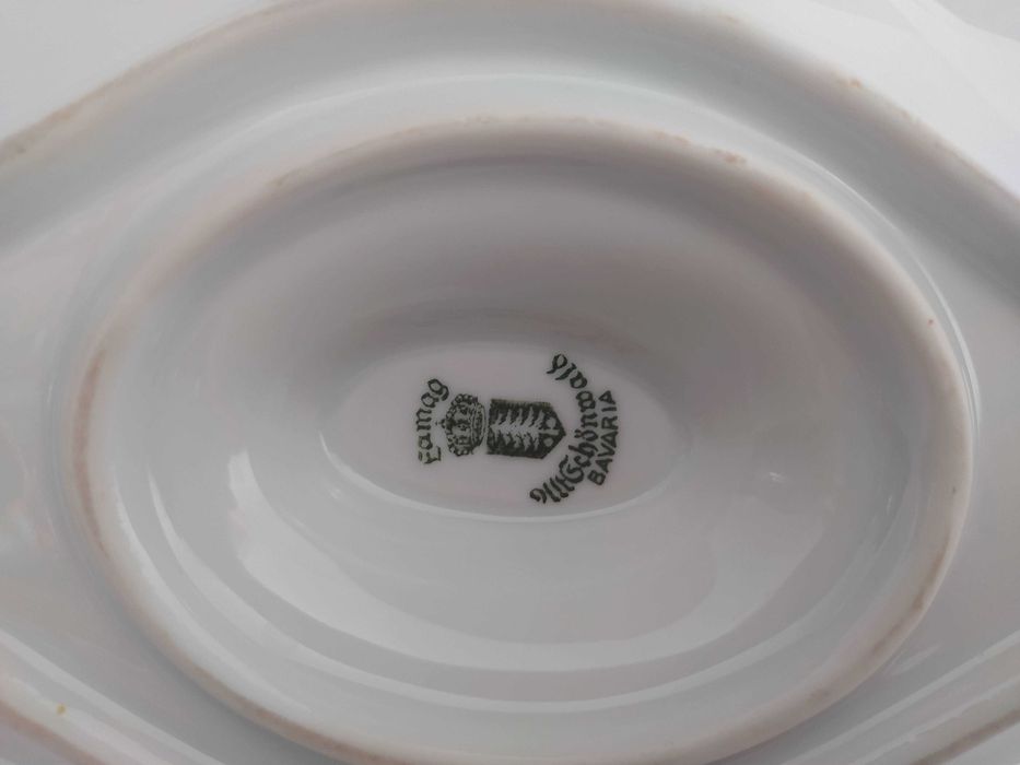 Sosjerka porcelanowa Bavaria Schönwald Kahla stara 1930