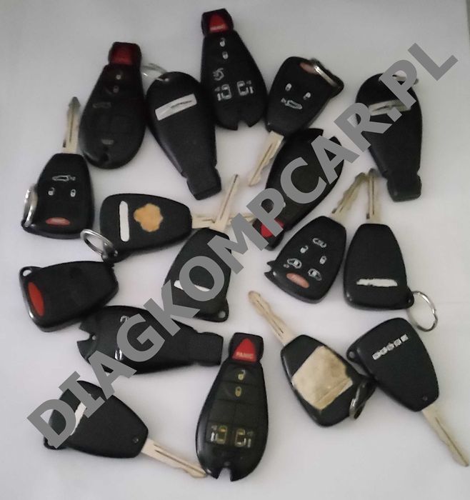 Kluczyki keyless z pilotem dodge Europa Usa