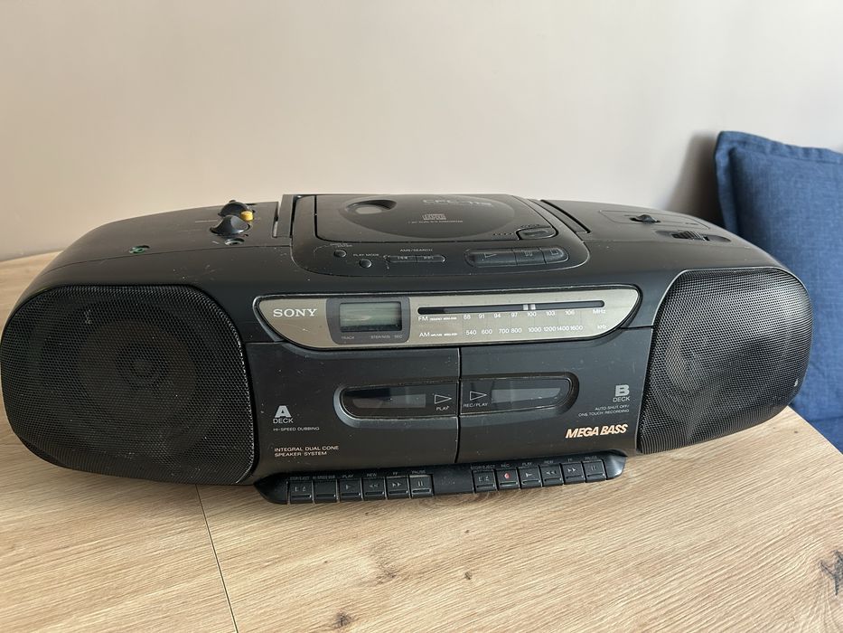 Sony CFD-112 jamnik stereo boombox z lat 90-tych retro vintage