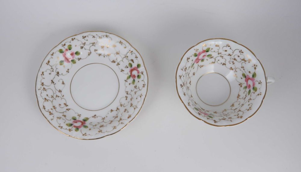 Par de Chávenas Vista Alegre - Pintura Manual