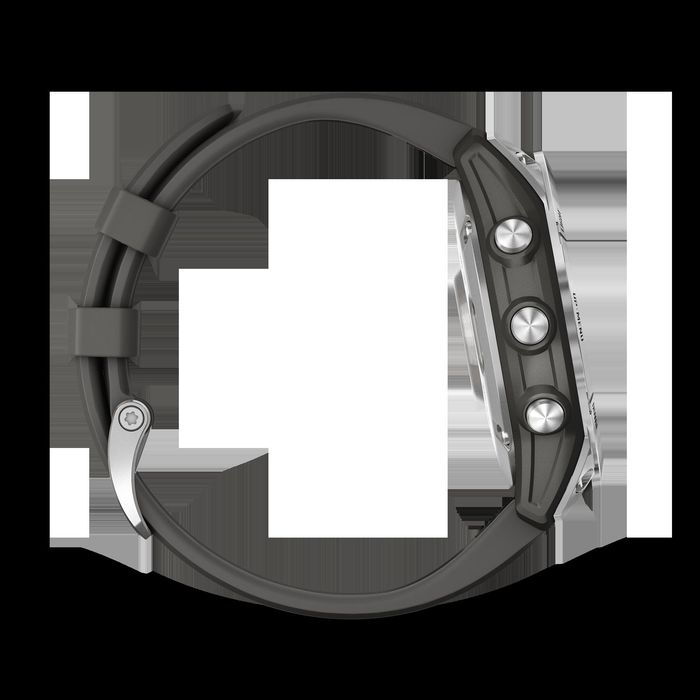 SMARTWATHCH GPS GARMIN FENIX 7 PRATEADO E BRACELETE CINZENTA