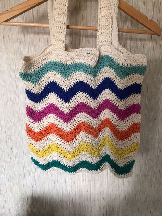 Saco tote bag crochet Pull&Bear