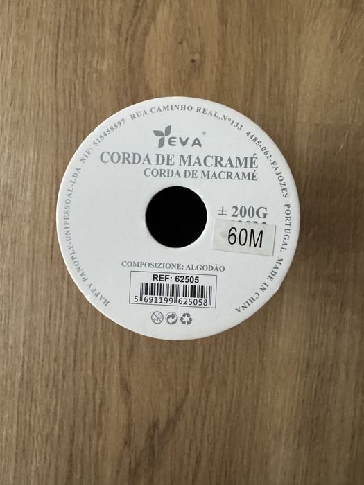 Corda para macramé 60 mts