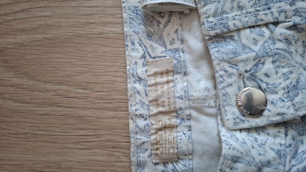Spodnie  jeansowe Zara 34 bawełna