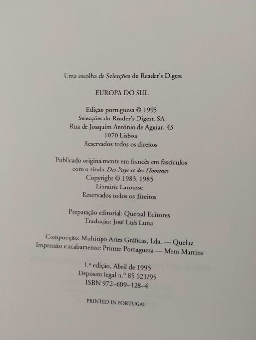 Europa do Sul - Grande Enciclopédia do Mundo
