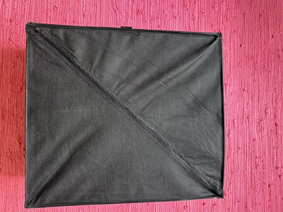 6 Caixas pretas de arrumacao Ikea