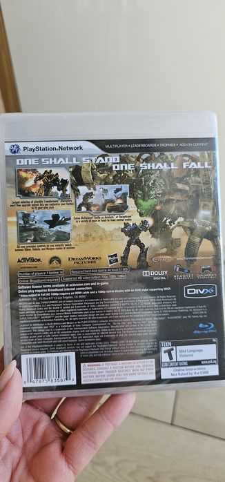 Transformers: Revenge of the Fallen ps 3