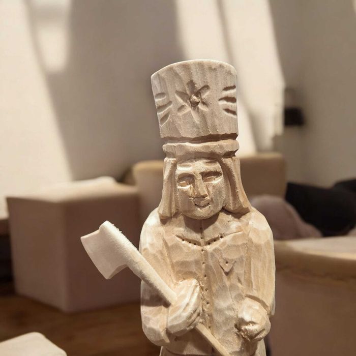 Unikalna Rzeźba Drewniana przedstawiająca postać Janosika