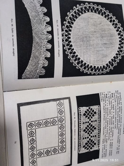 Szydełko wzory Serwetki konfekcja szydełkowa H. Gawrońska