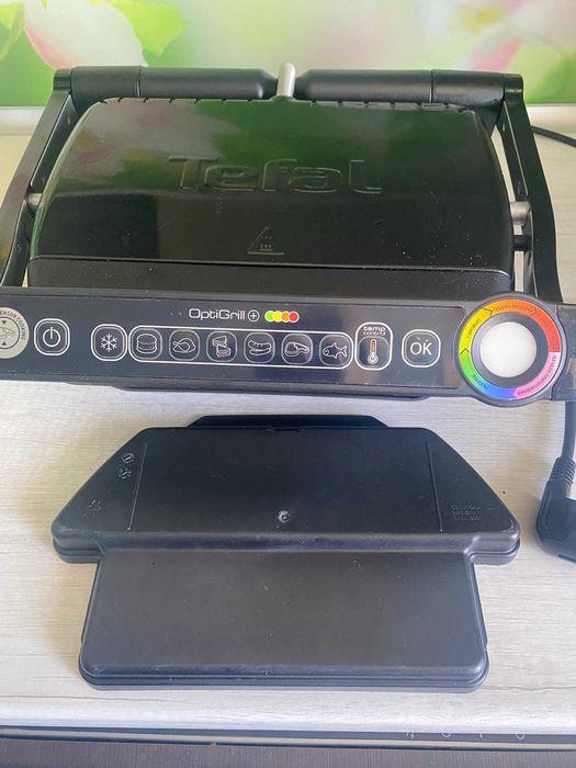 Електрогриль Tefal OptiGrill+ 8355 S1 форма для запікання — б/у, гарний стан