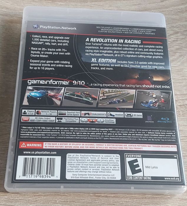 Gran Turimo 5 xl edition
