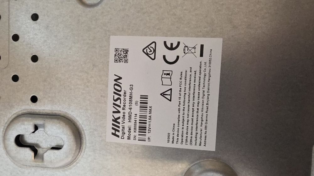 Zestaw monitoringu analogowego 5x kamera