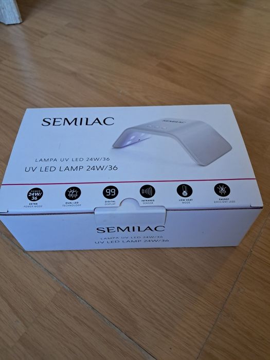 Semilac lampka do paznokci + lakiery gratis